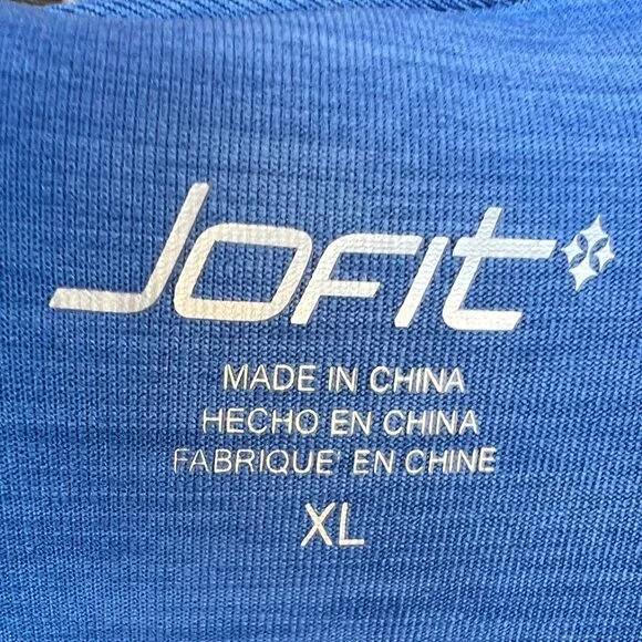 Jofit Millie Sleeveless Golf Athleisure Dress Blue Ruffle Neck Pockets Size XL - Picture 9 of 10